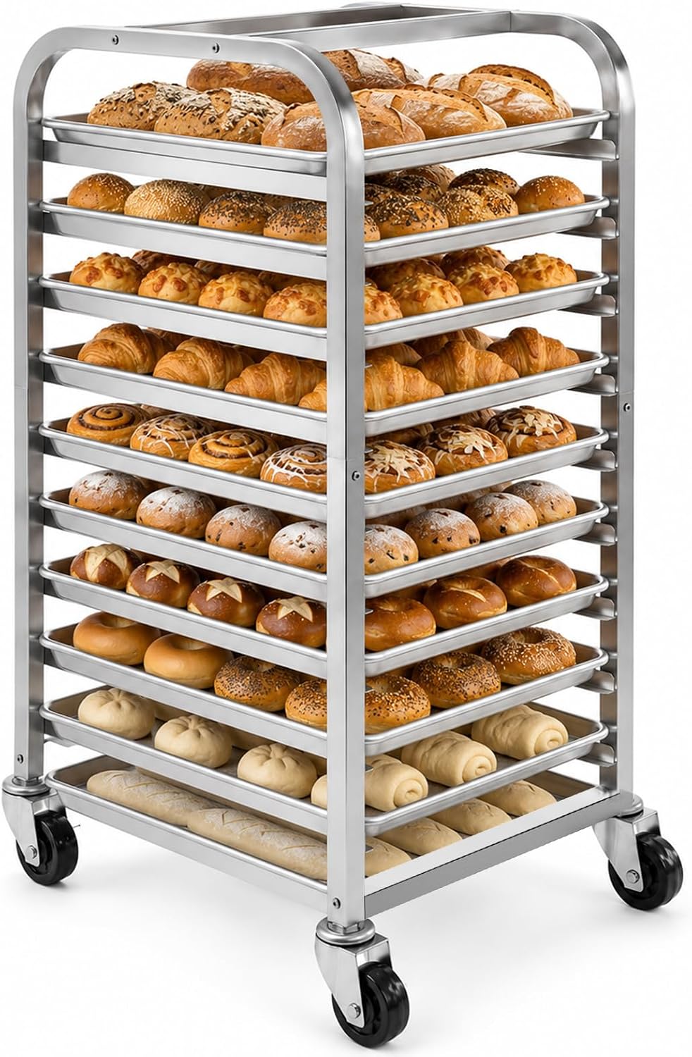 Kitchen Baking Cart - Rak Loyang Baja Tahan Karat 10