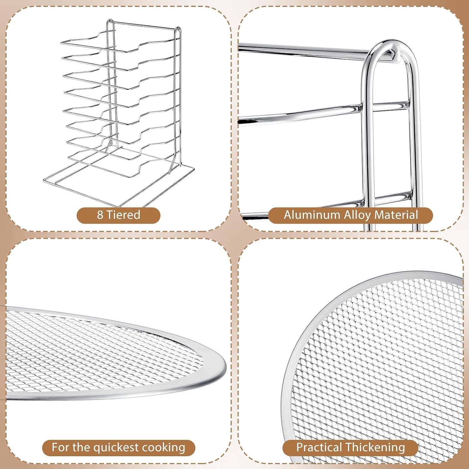 Rak Pizza 8 Tingkat Dengan 8 L - Baking Kitchen Set ulasan dan harga