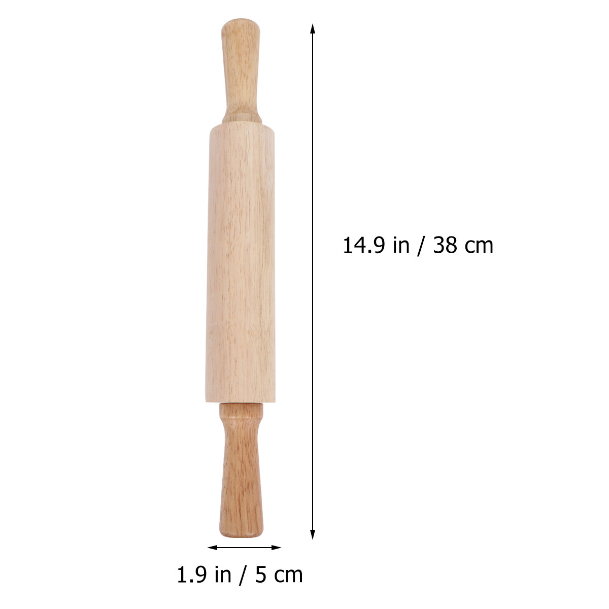 Penggilas Adonan Kayu Karet Be - Kitchen Roller Baking ulasan dan harga